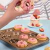 Baking Mold 12-Cavity Non-Stick Silicone 35.5x26.5cm Gray Cake Pan