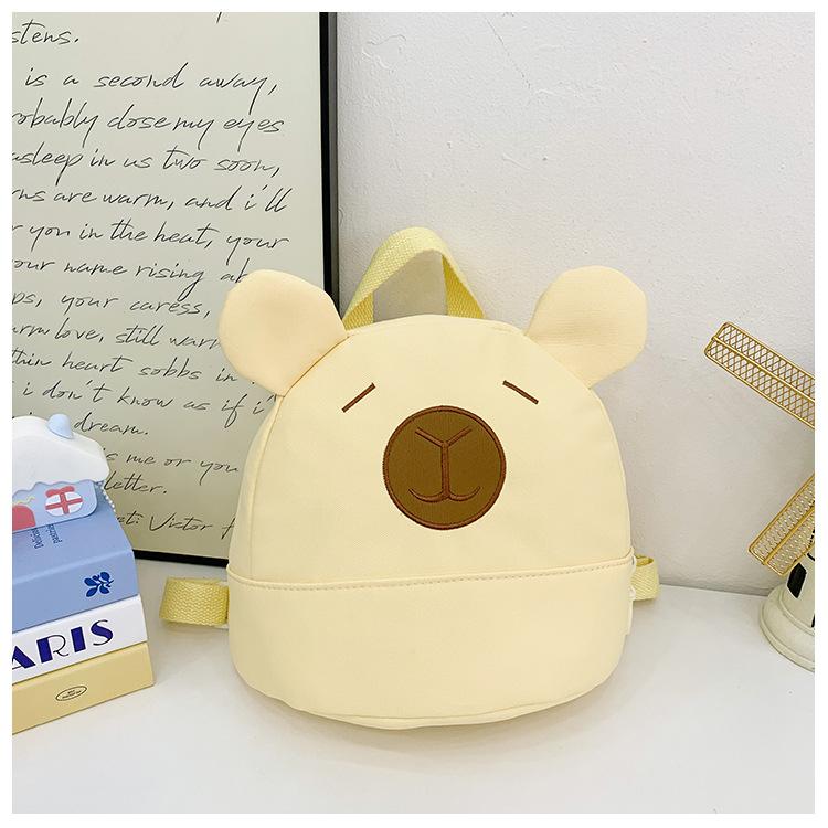 School Bag New Bear Bag Small Class Boys and Girls Snacks Small School Bag Trend Double Shoulder Back