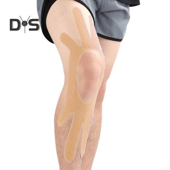 Kinesiologie-Tape für das Knie, vorgeschnittenes Knie-Tape, atmungsaktives selbstklebendes Sport-Tape, elastisches Sport-Tape, Muskelunterstützung zum Laufen, Wandern, Reiten