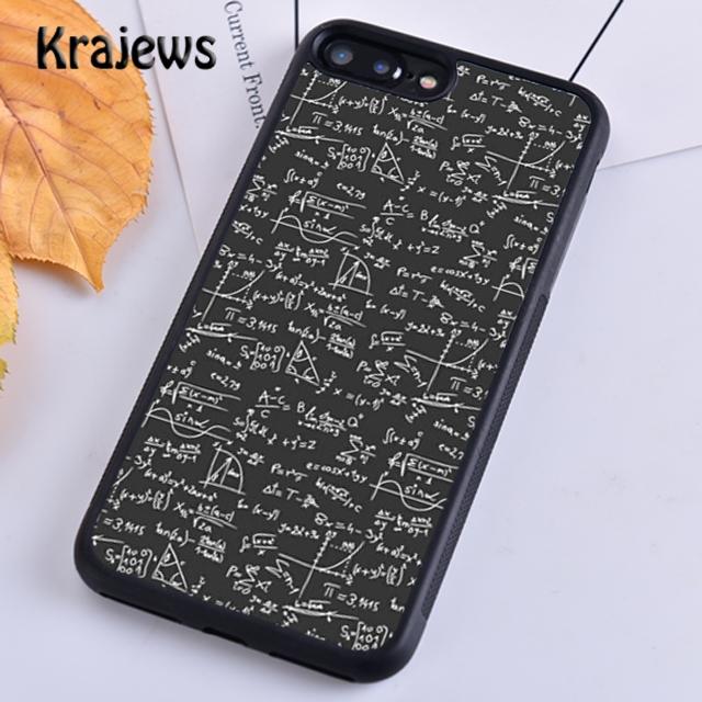 Krajews Science Math Physics Formulas Phone Case Cover For iPhone 17 Air 16 15 14 Plus 12 13 Pro Max Fundas
