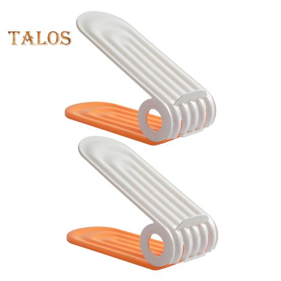 

2 шт. полка для обуви, двухслойная полка для хранения обуви, экономит пространство, регулируемая по высоте, нескользящий органайзер для обуви, товары для дома 2pcs оранжевый