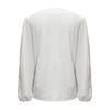 Fashion Womens Wide V-Neck Sexy Shirt  Sleeves Long-sleeved Blouse