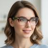 Women's Eyeglasses - Trendy Oversized Cat Eye Glasses