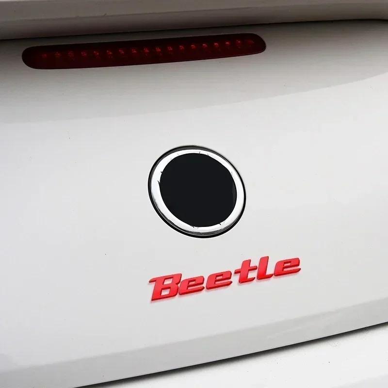 3D Metal Logo Sticker B E E T L E Emblem Badge Rear Trunk Decor Accessories
