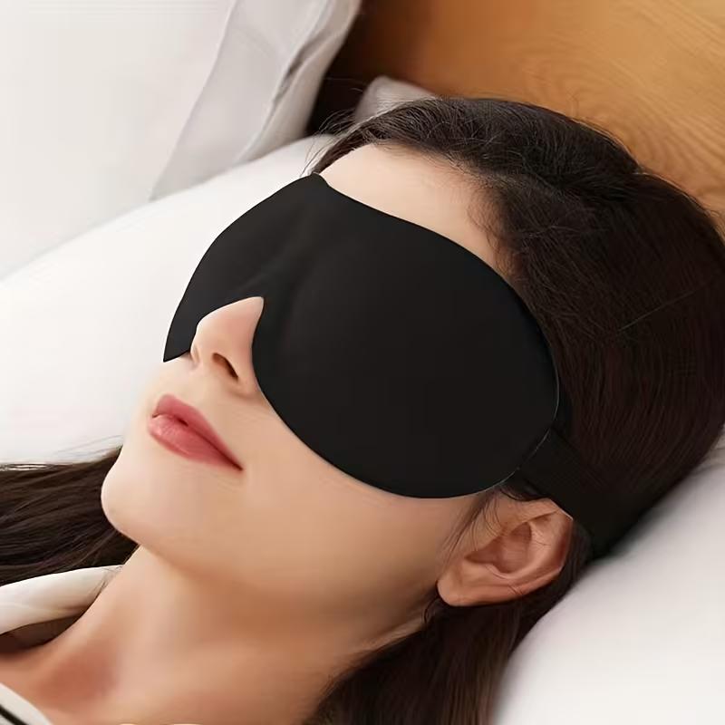 Comfortable Lightweight Eye Cover Soft 3D Contoured Sleeping Mask Breathable Eye Shade for Men and Women Night Travel Rest Aid