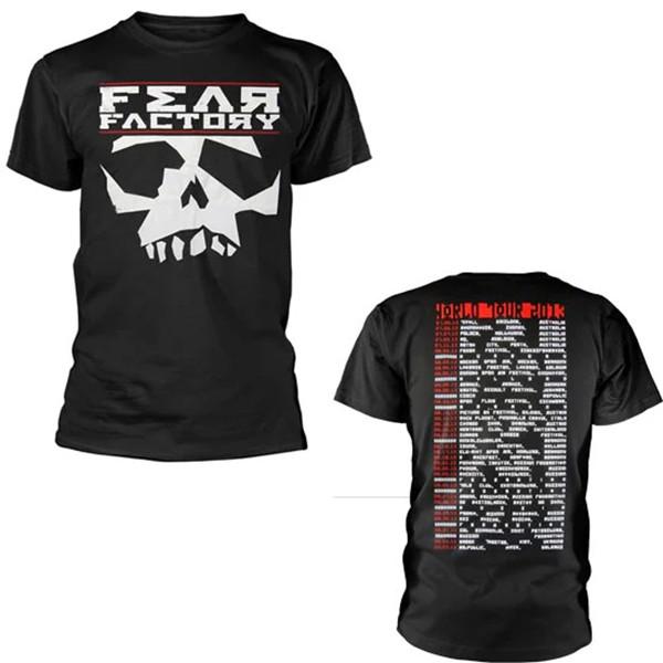 2 Sides FEAR FACTORY Band World Tour 2013 Shirt Black Unisex S-5XL 1G0512 Unisex T-Shirt