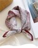 Silk Silk Cotton Square Scarf Women's Versatile Design Mulberry Silk Cotton Silk Scarf Fashion Summer Thin Silk Scarf Headscarf