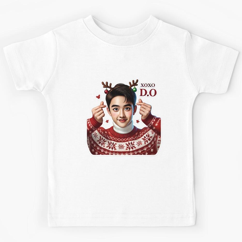 D.O. Holiday Sticker | XOXO Festive Collectible for EXO-Ls Kids T-Shirt 170