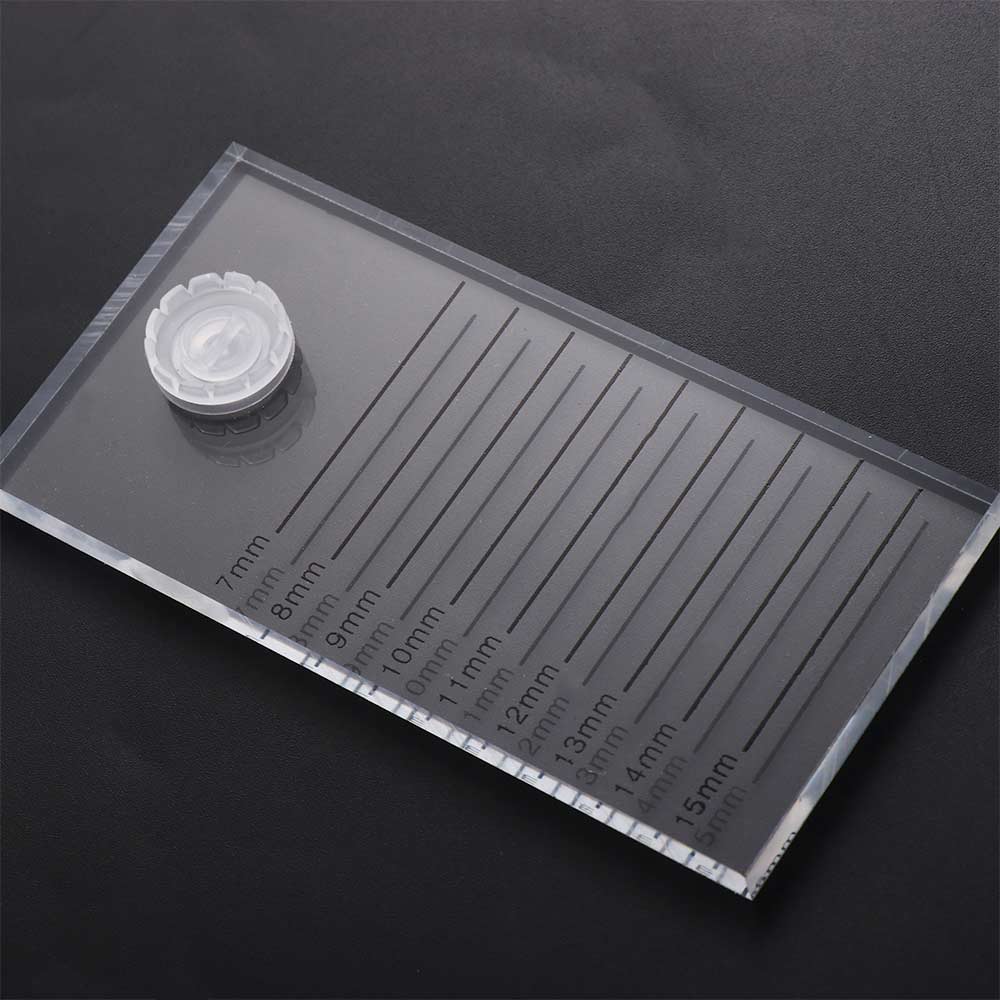 Pad Lash Grafting Stand Clear Eyelash Plate Lashes Glue Pallet Fake Eyelash Tray False Lash Tile