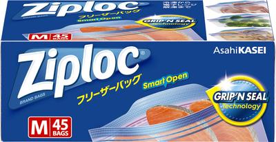 Ziploc Freezer Bag M 45 Pieces