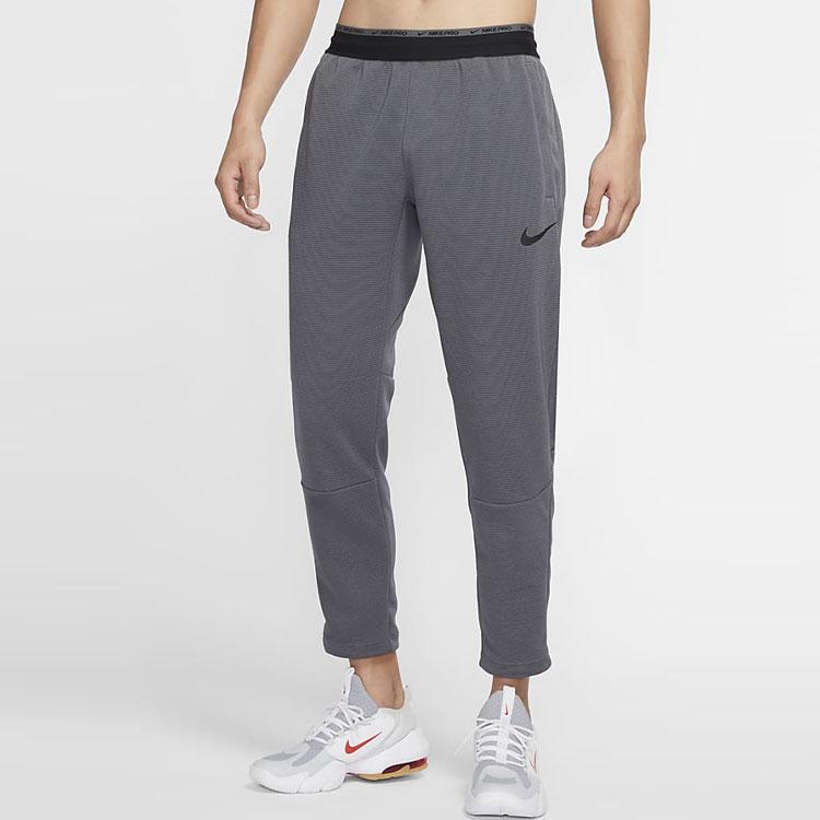 Nike Training Дышащие спортивные повседневные брюки Мужские штаны Железно-серые — фото 3