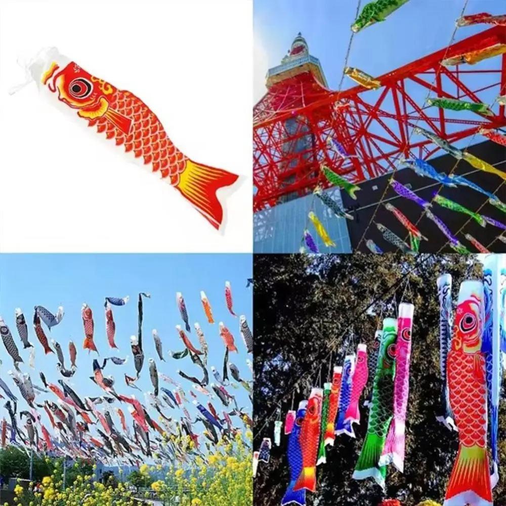 Festival Carp Carp Windsock Flag Japan Style Hanging Fish Windsock Flag New Wind Chimes Flag