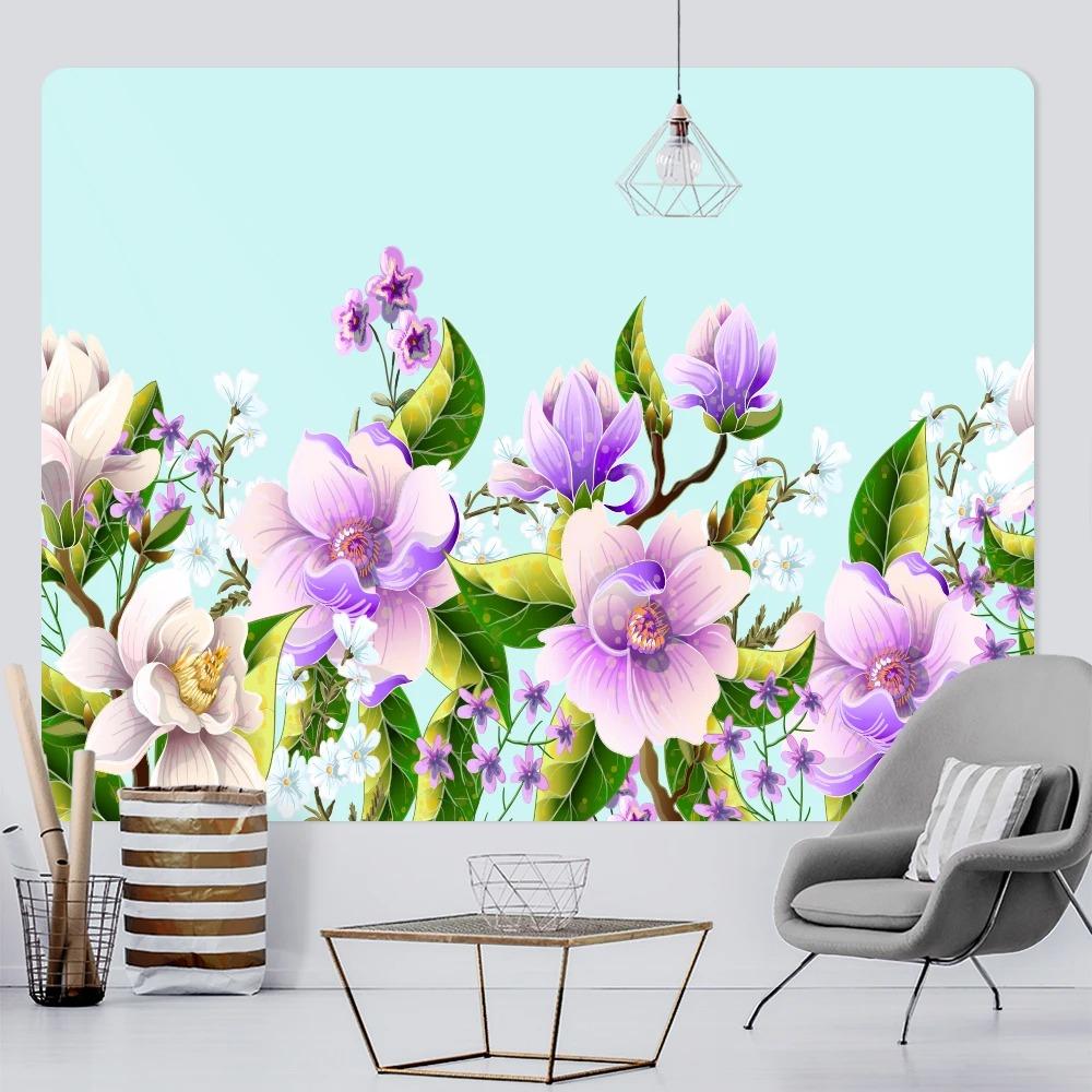 

Растения и цветы Домашнее искусство Настенные украшения для дома Гобелен Гобелен для офиса Гостиная 100x75cm