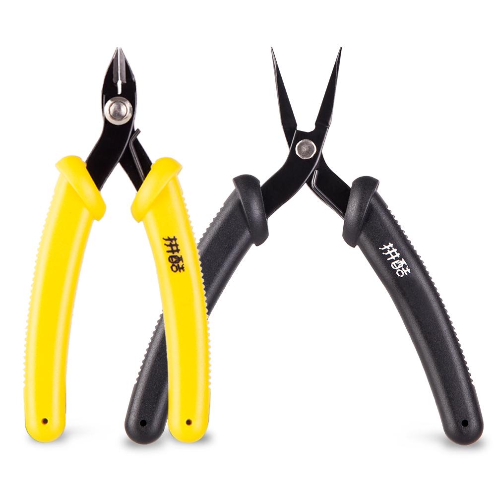 Piececool 2pcs Set Portable Pliers Assist Tools Set for 3d Metal Puzzle чёрный