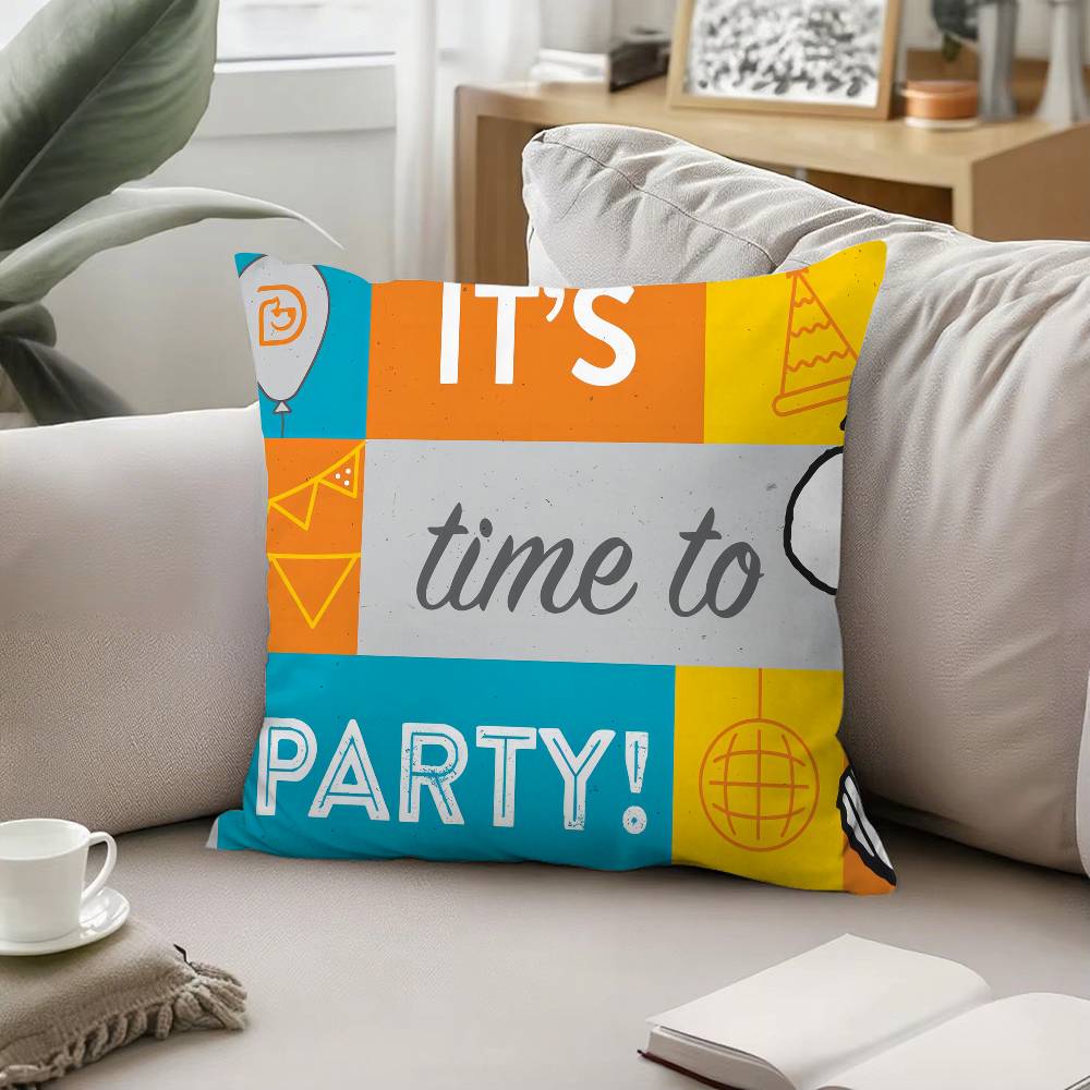 Cartoon Dog-S_SnoopyS Pillow Case Pattern Printed Pillowcase For Living Room Sofa Cushion Cover & Bedroom Decor