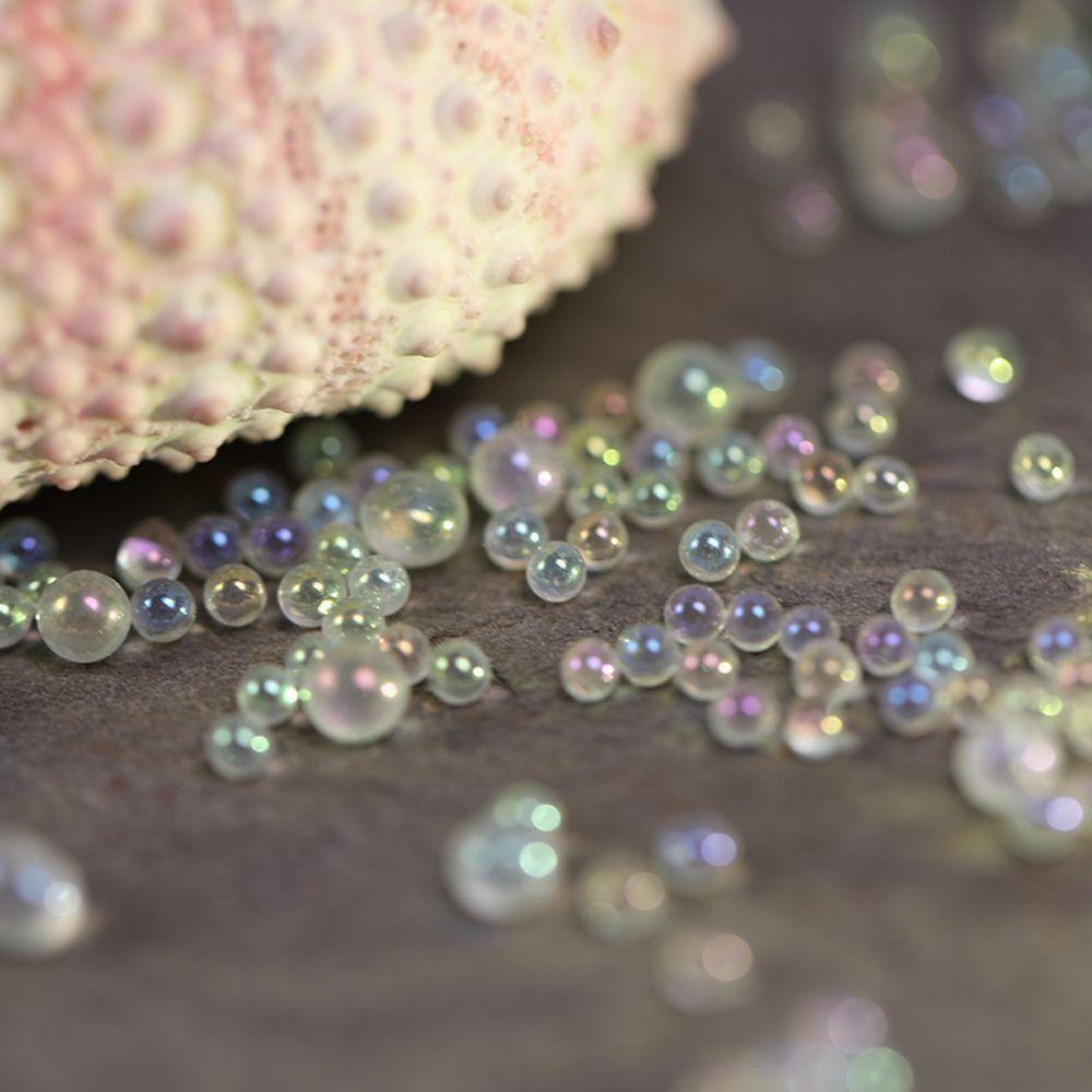 Glass 3D Nail Art Decoration 3D Nail Art Bubble Bead Professional Nail Art Aurora Bubble Beads