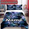 3pcs Duvet Cover Set (1*Duvet Cover + 2*Pillowcase, Without Core), Custom Name Avatar Pattern Bedding Set, Home Bedroom Decor Gift