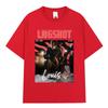 Korean Kpop Hip Hop Group Lngshot LOUIS Graphic T Shirt Unisex Women Clothing Fashion Short Sleeve Pure Cotton Casual Tshirts