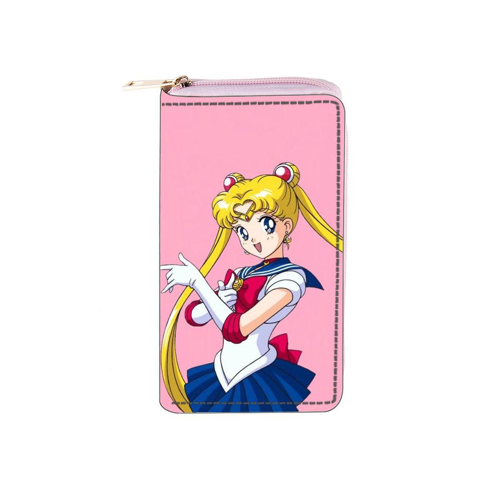 Anime Cartoon Long Zipper Wallet Wallet Clutch Sailor Moon