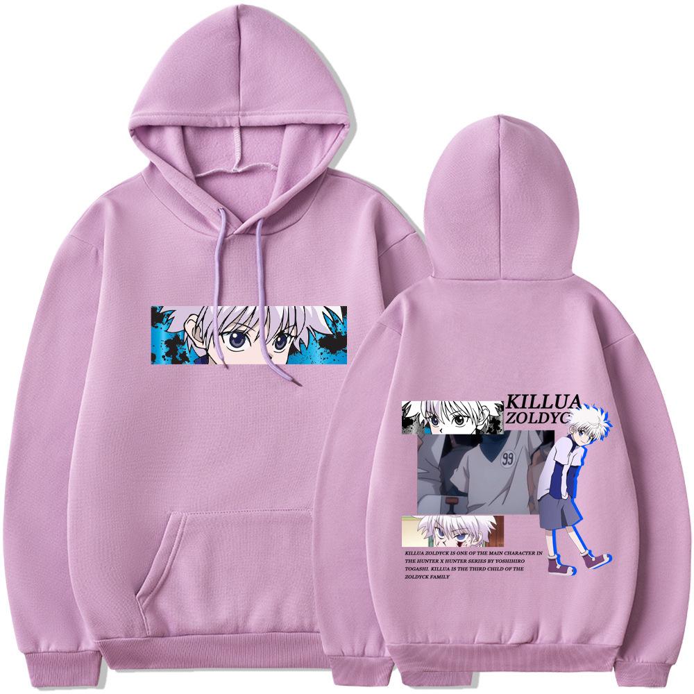 Hot Anime Hunter X Killua Zoldyck Print Hooded Men Women Man