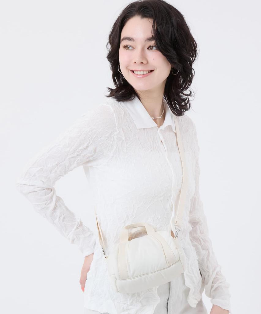 Mini Shoulder Bag SHEEN MINI DUFFEL 1844 White Marshmallow [LeSportsac] [Official] / /