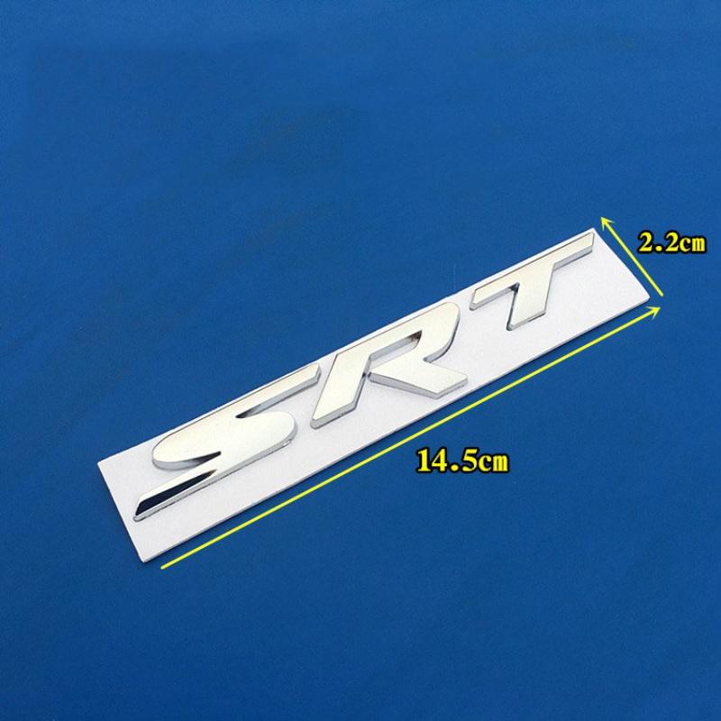 Metal Auto Car Styling SRT Front Grill Grille Badge Emblem Sticker Fit For Charger Challenger Exterior Accessories
