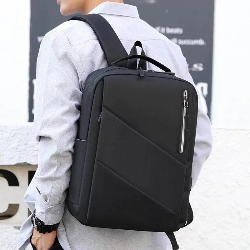 Waterproof Business 15 15.6 Inch Laptop Backpack USB Notebook School Travel Bag Anti Theft Casual Rucksack Shoulder Bags Mochila