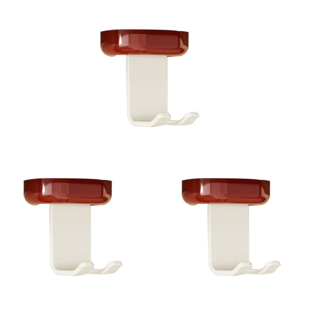 3Pcs Antique Style Electric Toothbrush Storage Hook Wall Mounted Toothpaste Organizer  Bathroom