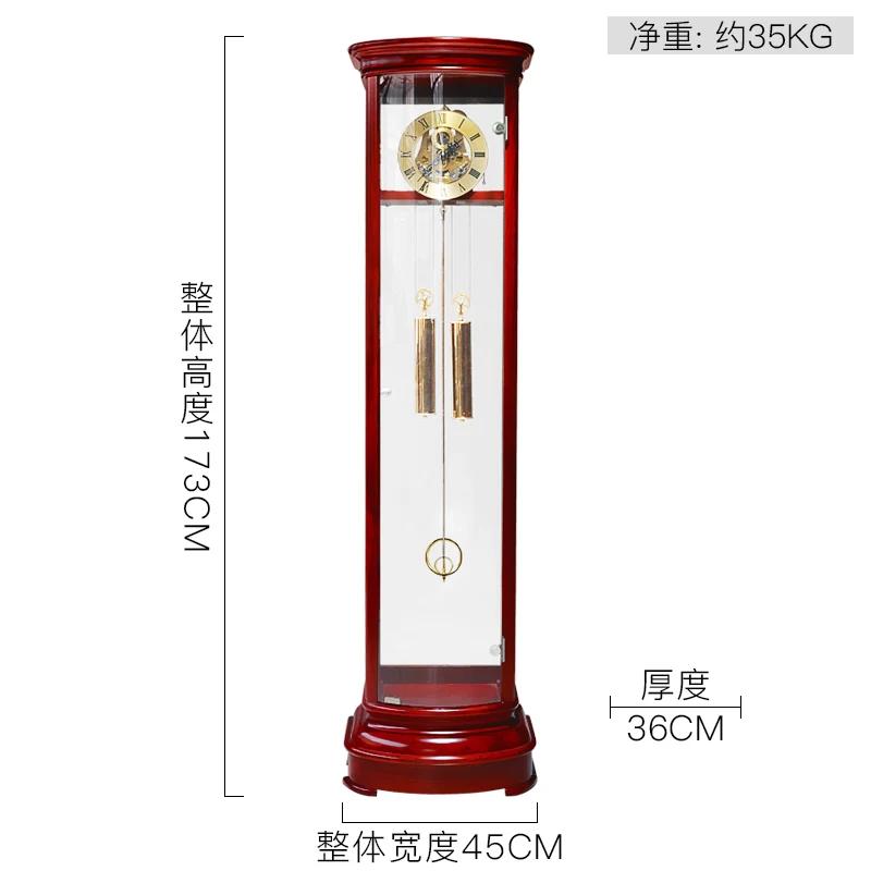 RWJ Solid Wood Creative Decoration New Chinese Machinery Light Luxury the Grandfather