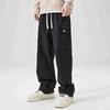 Overalls men's autumn new ins trendy brand cotton loose casual pants multi-pocket ruffian handsome straight trousers