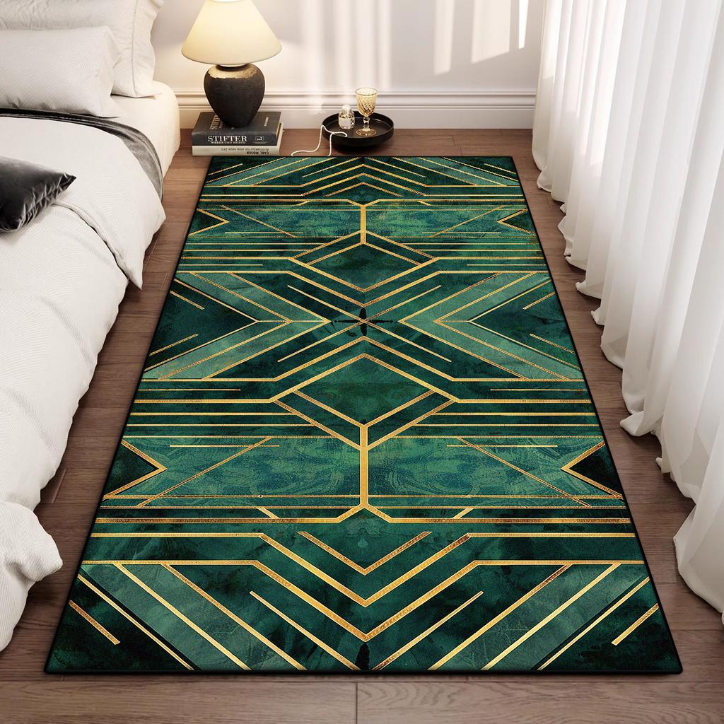 Nowoczesna Dekoracja Antypoślizgowa Dywanik Sypialniany Przyłóżkowy Miękki Łatwy w Czyszczeniu Mata Pod Drzwi Wejściowe Niepylący Duży Dywan do Salonu Możliwość Personalizacji