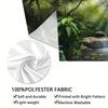 2D Lush Jungle Waterfall Tapestry Misty Stream Backdrop Cloth for Living Room
