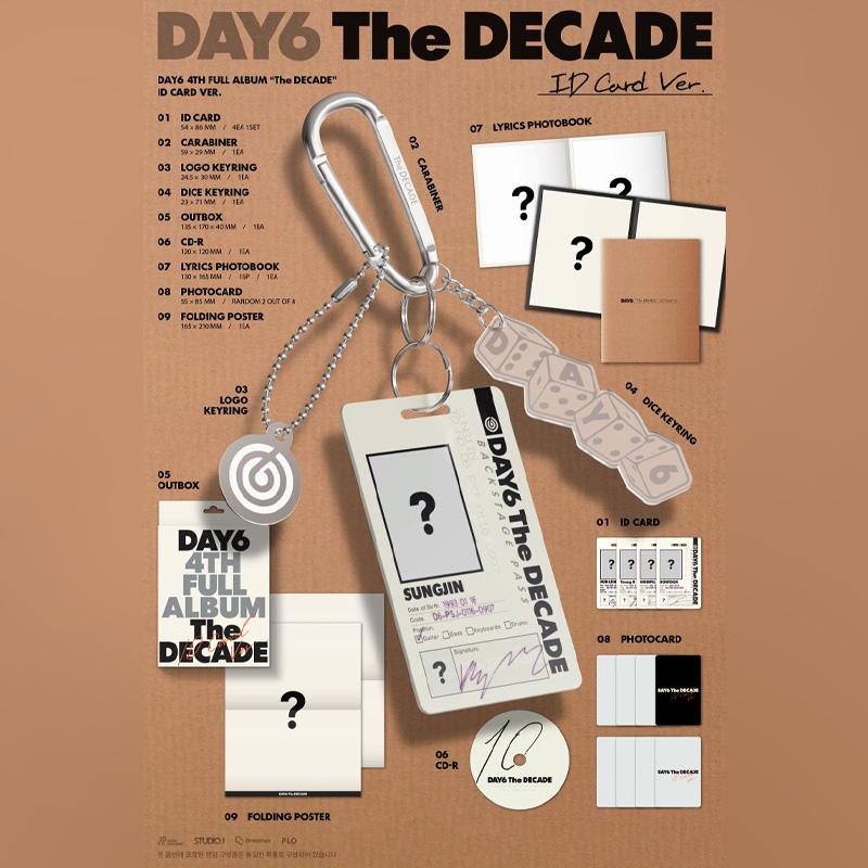 DAY6 DECADA (Carte de identitate MD Ver.)