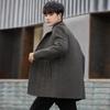 Men's Double-sided Cashmere Nizi Coat Medium and Long Autumn and Winter Thickened Down Liner Wool Woolen Coat