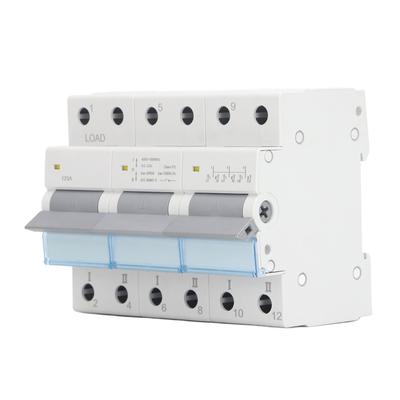 DC Trennschalter Solarmodul PV-Anlage DIN-Leitungsschutzschalter 3P 125A 400V Duale Stromisolation