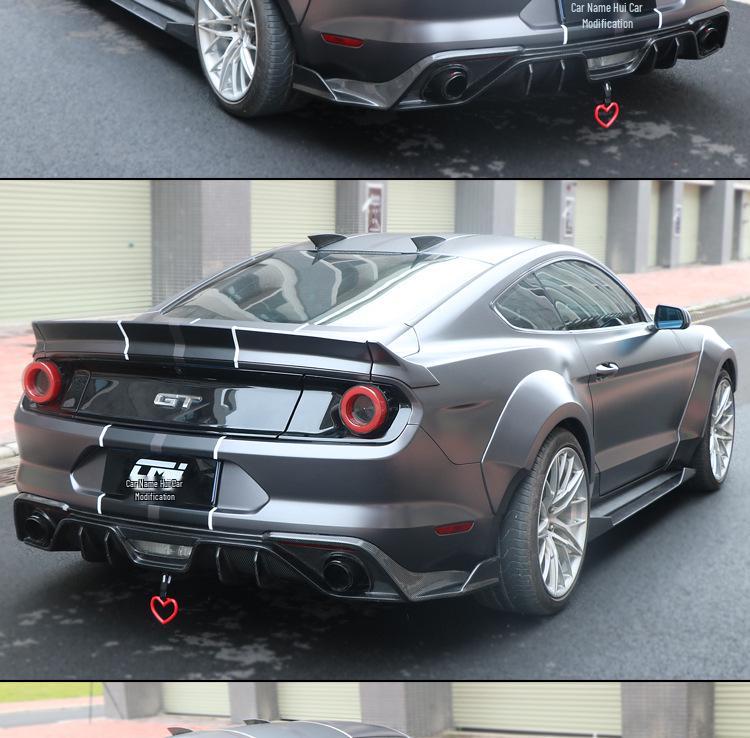 18-22 Ford Mustang GT3 Wide Body Kit: Fender Flares and Side Skirts