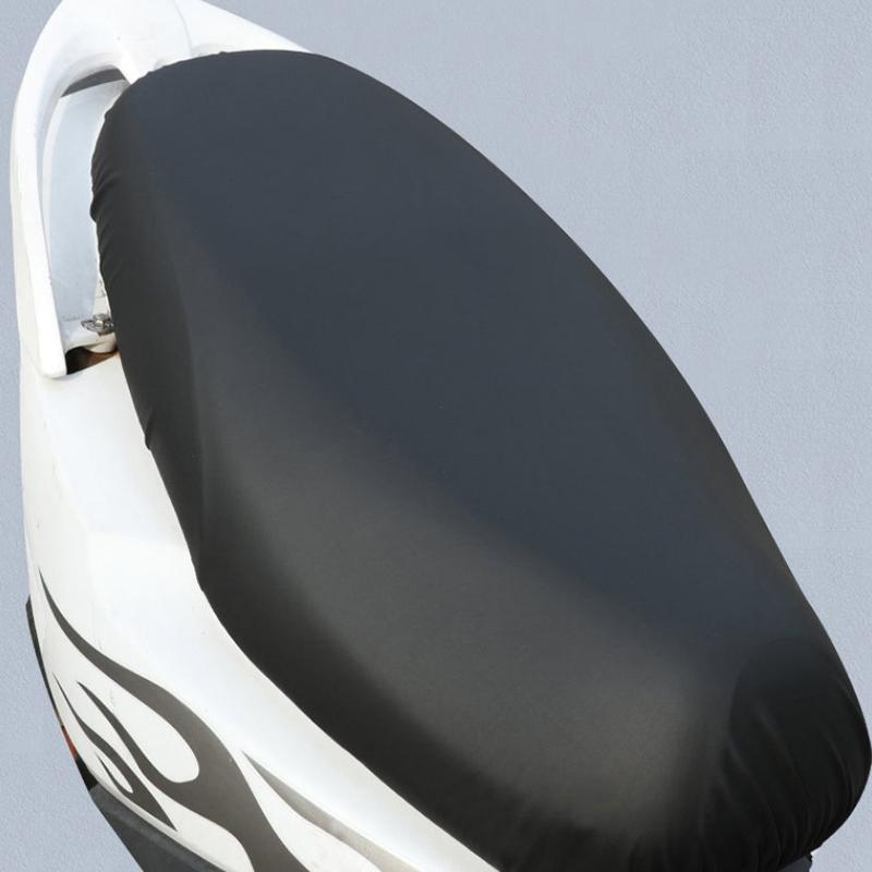 Motorcycle Seat Cover Waterproof Dustproof Sunscreen Motorbike Scooter Cushion Seat Cover PU Leather Seat Protector