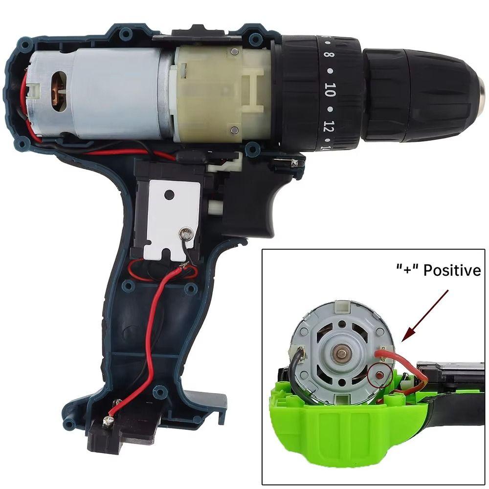 Motore RS550 Senza Fili 12 Denti Accessori per Utensili Elettrici per Trapano Avvitatore Ricaricabile Senza Fili