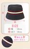 Valeria Striped Knit Bucket Soft and Suitable for All Seasons Free Women's Hat, Lightweight, (JP, Alphabet, Size, Navy)