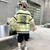 Children's Summer Sports Set 2026 New Fashionable and Handsome Short sleeved Summer Clothes for Middle aged Children, Boys and Students
