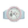 Casio BABY-G series fashion trend contrast color street classic pointer dual display sports waterproof quartz movement Japanese and BGS-100SC-2A