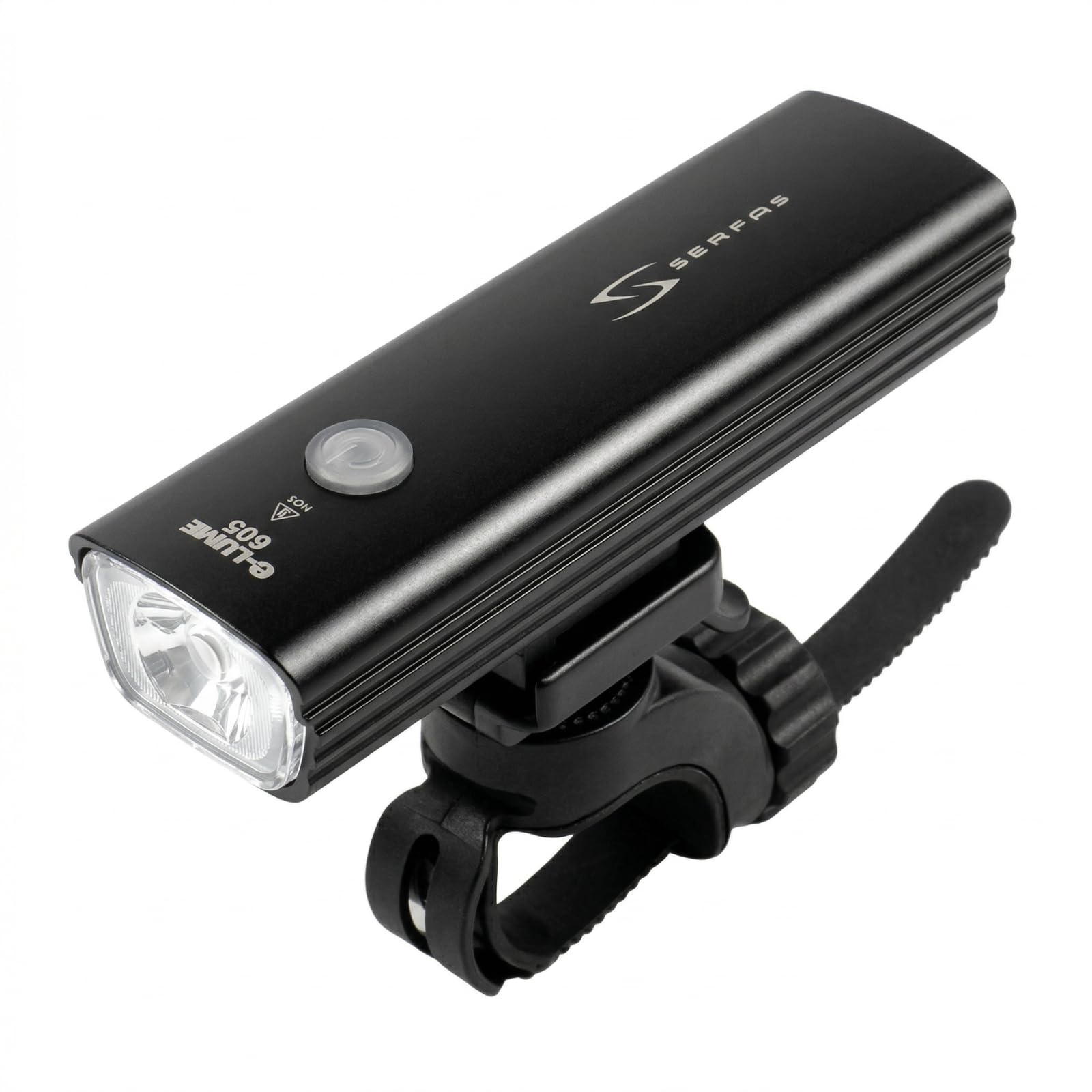 SERFAS LED Bicycle Headlight, Aluminum Body, USB-C Rechargeable, USL plus-605 (605 lumens)