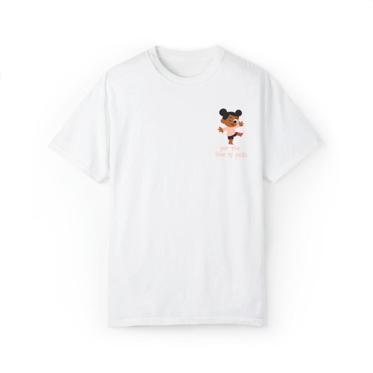Pediatric Nurse T-Shirt, For the Love of Peds Pediatric Shirt, Ped Nurse Gift 2XL