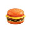 LISM Cartoon Hamburger Ceramic Snack Plate Set