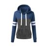 Womens Love Long Sleeve Splice Pullover Hoodies Sweatshirt Stitching Tops Blouse