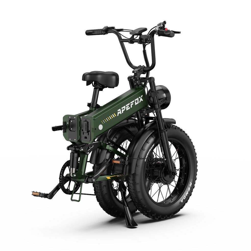 Elektrofahrrad APEFOX RH20 1500W(750W×2) Doppelmotor 48V22.5AH Akku 20 Zoll Fat Tire E-Bike Doppelte Hydraulische Scheibenbremse Offroad Mountain E-Bike