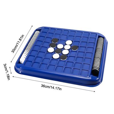 Overturn Chess Black White Chess Board Parent Child Interactive Party Two-Player Battle Tabletop Game Thinking Reasoning Toy