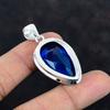 Faceted Tanzanite Quartz Pendant Gemstone Pendant 925 Sterling Silver Pendant Handmade Brand New Jewelry Healing Stone Pendant Gifts for Her