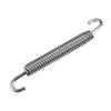 uxcell Motorcycle Exhaust Spring Stainless Steel Exhaust Pipe Spring Hook Retrofit Accessories Universal 80mm Silver Tone 2pcs