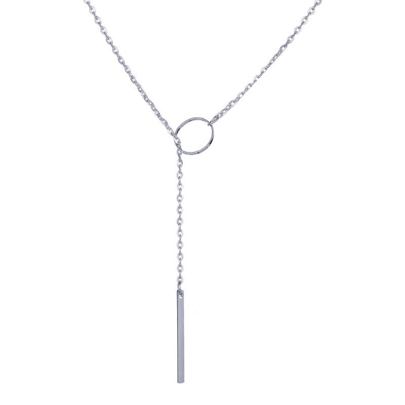 Punk Fashion Jewelry Simple Metal Circle Short Necklace Necklace Women's Clavicle Chain Necklace